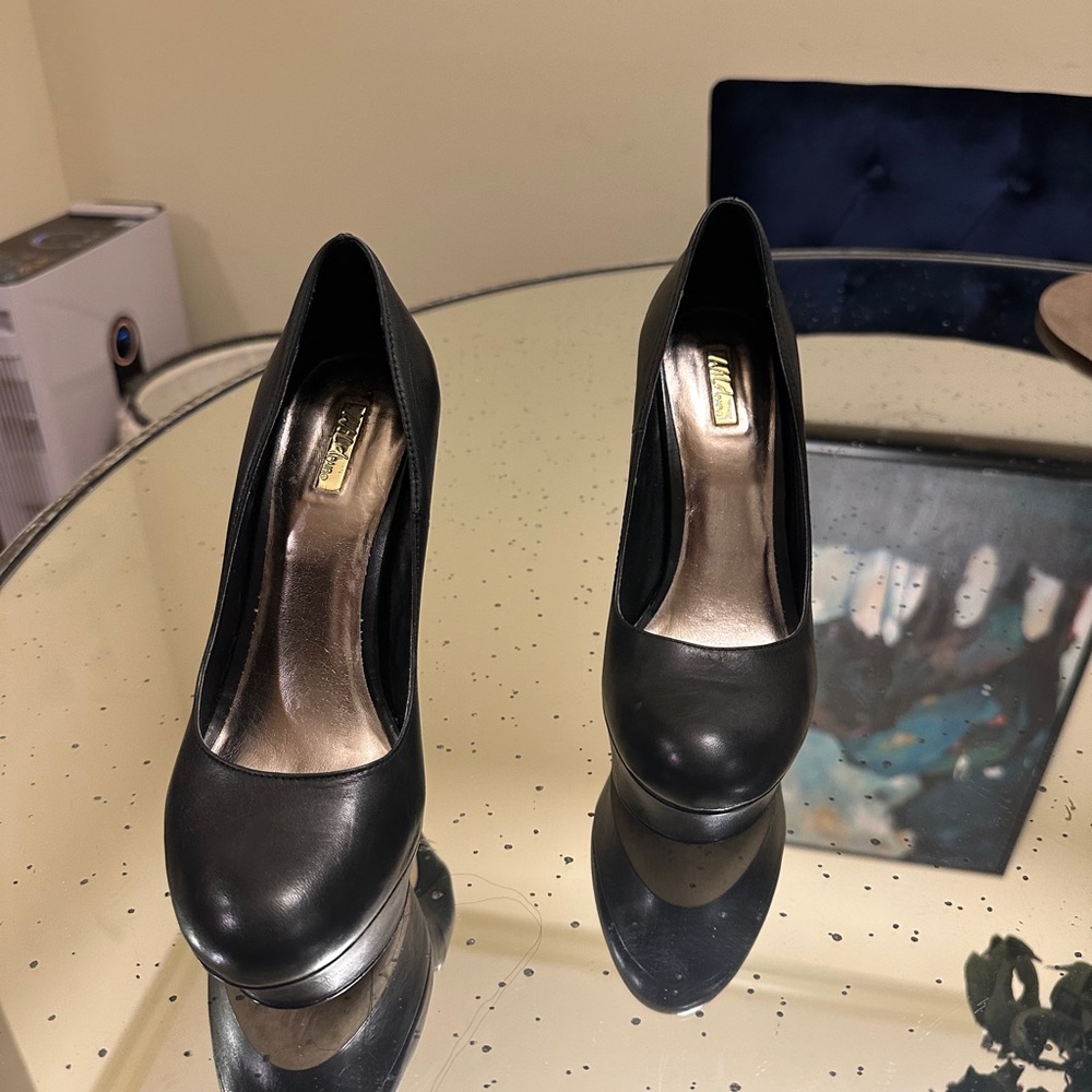 Wild Diva Black Classic Heels